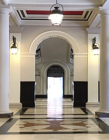 Photographie Entrée intérieure du tribunal de Toulouse